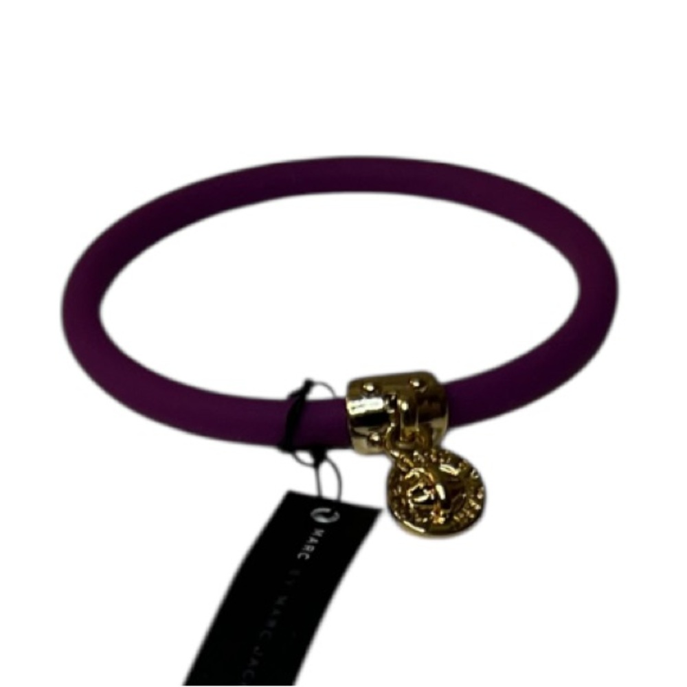 Marc By Marc Jacobs Purple Bracelet with Gold Charm
